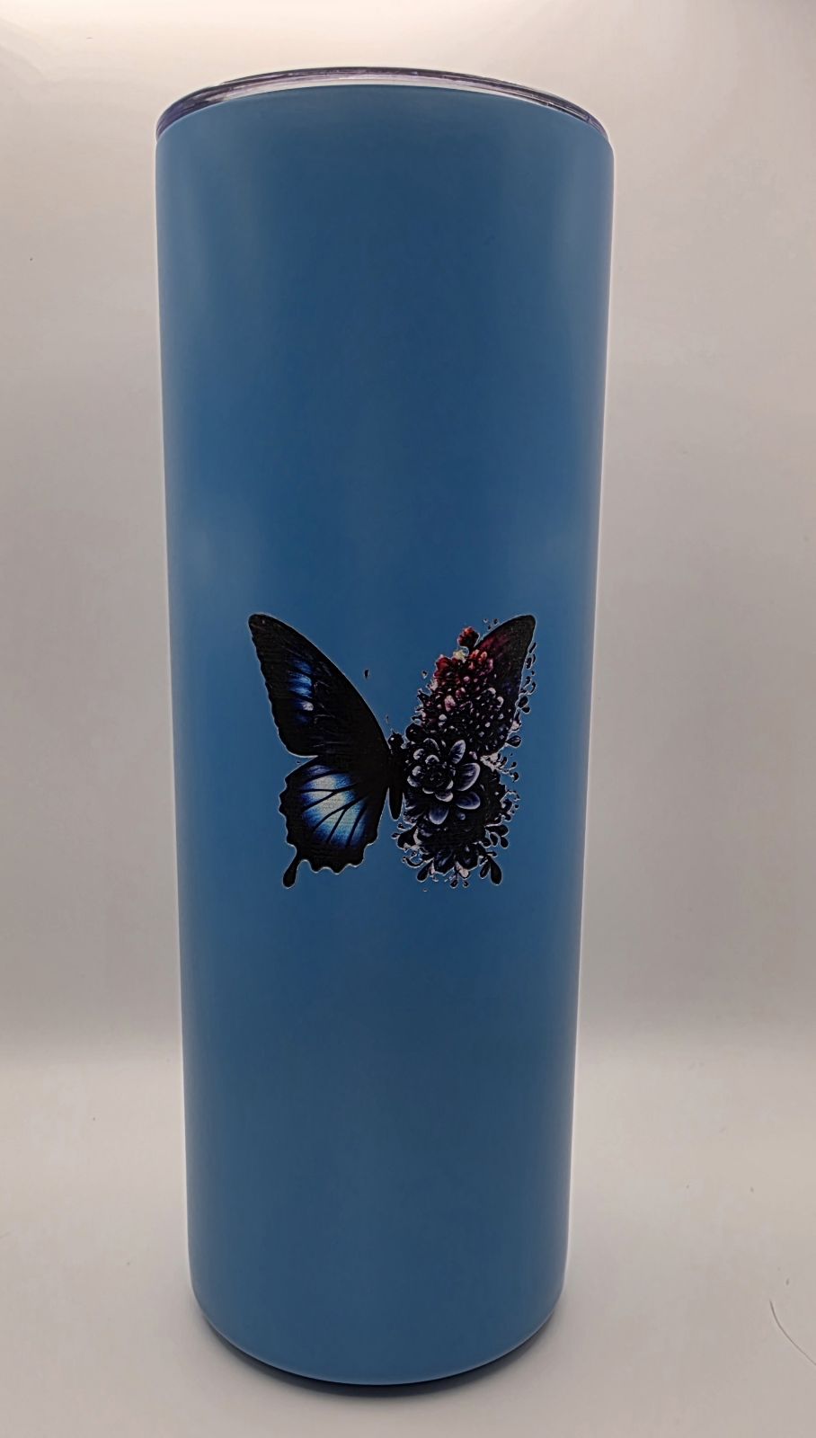 20oz Stainless Steel Skinny Tumbler - "There's nothing I can't do"