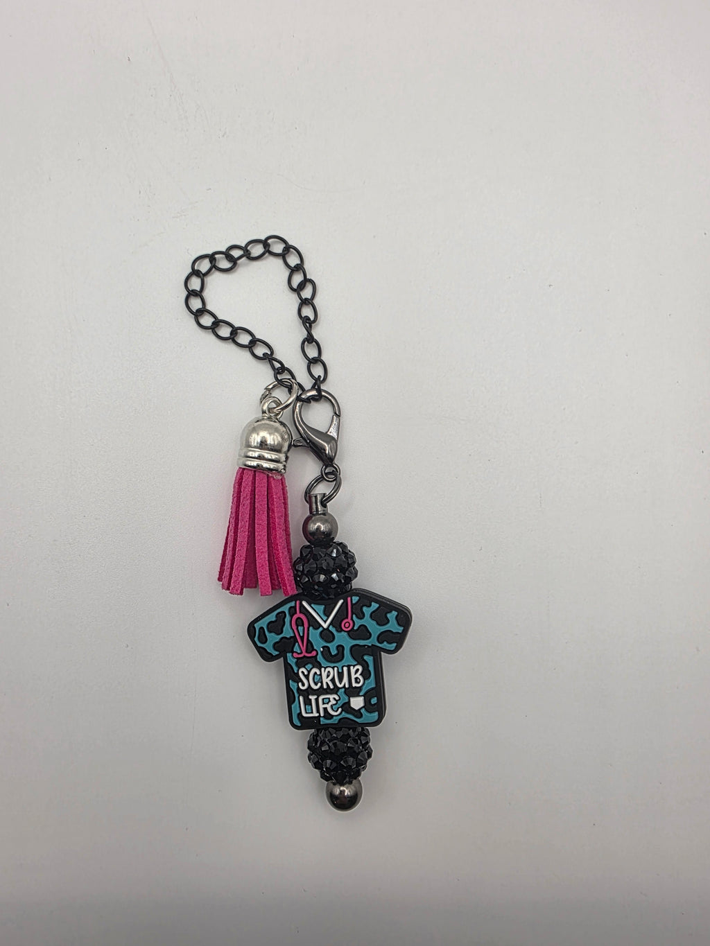 Beaded Charm  "Scrub Life"