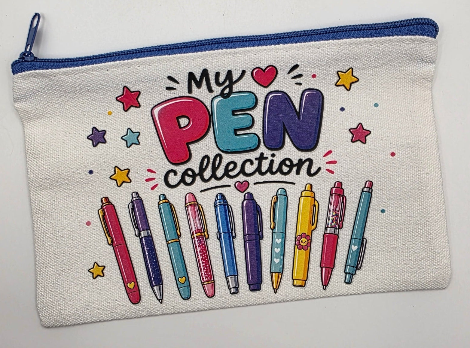 Zippered Bag "My Pen Collection"