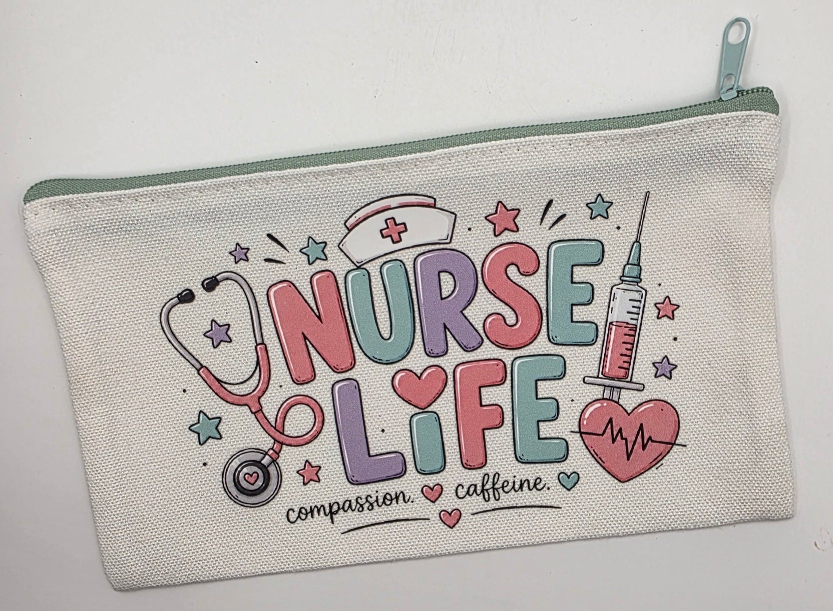 Zippered Bag "Nurse Life"