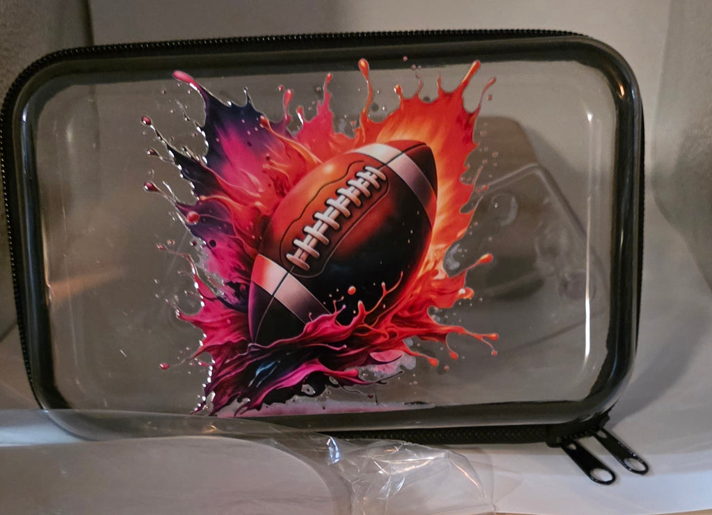 Zippered Case with Football