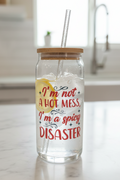 20oz Glass Tumbler - Kitchen Counter Scene