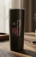 250th Anniversary Tumbler - Rustic Desk Lifestyle
