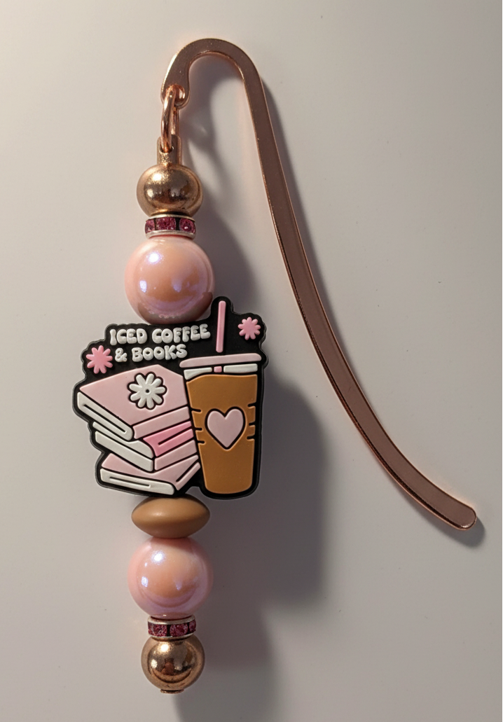 Beaded Bookmark Rose Gold Full Length