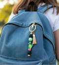Cactus Keychain on Zipper Pull