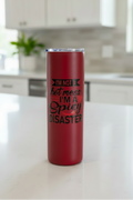 Clean spotless 20oz tumbler on kitchen counter