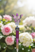 Butterfly beaded pen in beautiful garden setting