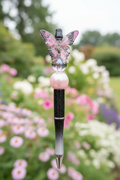 Butterfly beaded pen in beautiful garden setting